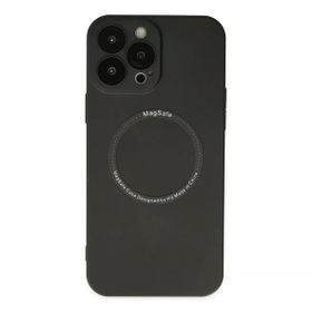 Newface iPhone 14 Pro Jack Magneticsafe Lens Silikon Siyah Kılıf