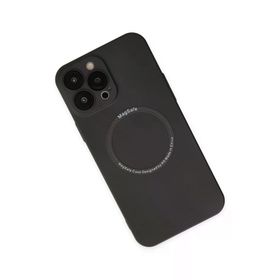 Newface iPhone 14 Pro Jack Magneticsafe Lens Silikon Siyah Kılıf