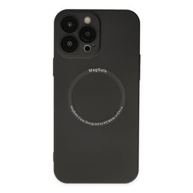 Newface iPhone 14 Pro Jack Magneticsafe Lens Silikon Siyah Kılıf