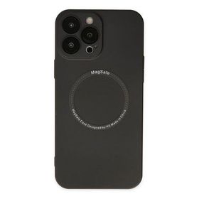 Newface iPhone 14 Pro Jack Magneticsafe Lens Silikon Siyah Kılıf