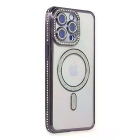 Newface iPhone 14 Pro Joke Simli Magneticsafe Derin Mor Kılıf