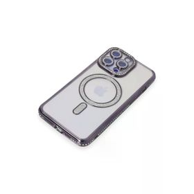 Newface iPhone 14 Pro Joke Simli Magneticsafe Derin Mor Kılıf