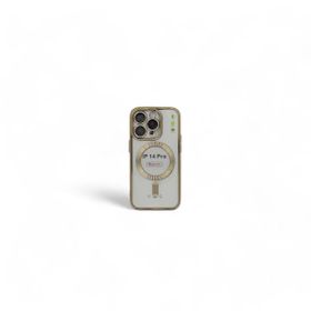 Newface iPhone 14 Pro Kross Magsafe Gold Silikon Telefon Kılıfı