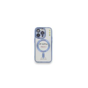 Newface iPhone 14 Pro Kross Magsafe Sierra Blue Silikon Telefon Kılıfı