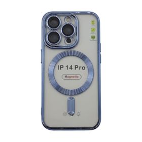 Newface iPhone 14 Pro Kross Magsafe Sierra Blue Silikon Telefon Kılıfı