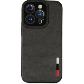 Newface iPhone 14 Pro Loop Deri Silikon Siyah Kılıf