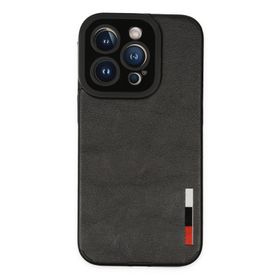 Newface iPhone 14 Pro Loop Deri Silikon Siyah Kılıf