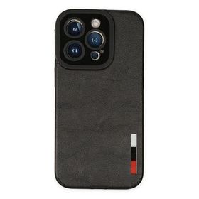 Newface iPhone 14 Pro Loop Deri Silikon Siyah Kılıf