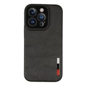 Newface iPhone 14 Pro Loop Deri Silikon Siyah Kılıf