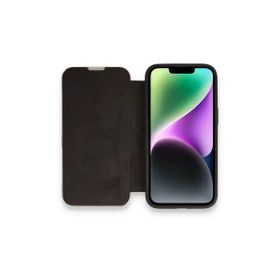 Newface iPhone 14 Pro Max Dolpin Kapaklı Siyah Kılıf