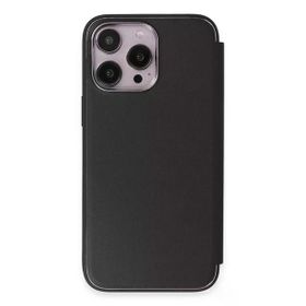 Newface iPhone 14 Pro Max Dolpin Kapaklı Siyah Kılıf