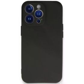 Newface iPhone 14 Pro Max First Silikon Siyah Cep Telefonu Kılıfı