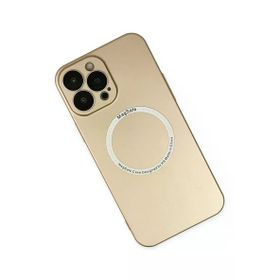 Newface iPhone 14 Pro Max Jack Magneticsafe Lens Silikon Gold Kılıf
