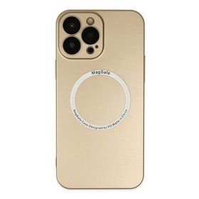 Newface iPhone 14 Pro Max Jack Magneticsafe Lens Silikon Gold Kılıf