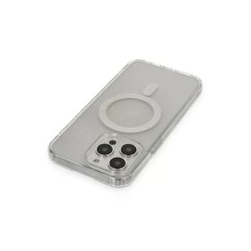 Newface iPhone 14 Pro Max Matte Şeffaf Magneticsafe Şeffaf Cep Telefonu Kılıfı