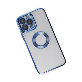 Newface iPhone 14 Pro Max Slot Silikon - Mavi Kılıf