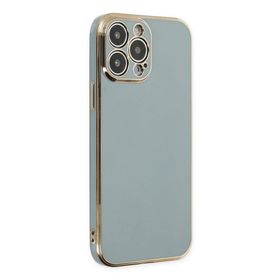 Newface iPhone 14 Pro Max Volet Silikon Açık Yeşil Cep Telefonu Kılıfı