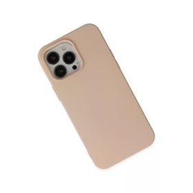 Newface iPhone 14 Pro Nano İçi Kadife Silikon Pudra Kılıf