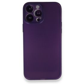 Newface iPhone 14 Pro PP Ultra İnce Kapak Mor Kılıf
