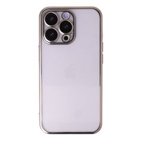 Newface iPhone 14 Pro Razer Lensli Silikon Gold Kılıf
