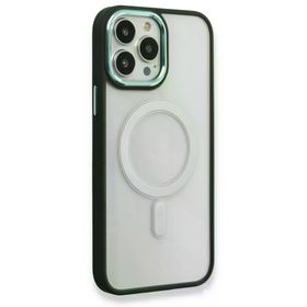 Newface iPhone 14 Pro Room Magneticsafe Silikon Köknar Yeşili Kılıf