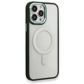 Newface iPhone 14 Pro Room Magneticsafe Silikon Köknar Yeşili Kılıf