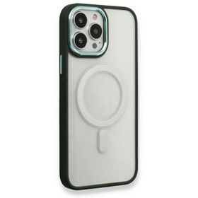 Newface iPhone 14 Pro Room Magneticsafe Silikon Köknar Yeşili Kılıf
