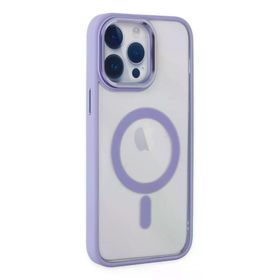 Newface iPhone 14 Pro Room Magneticsafe Silikon Lila Kılıf