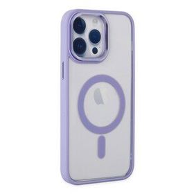 Newface iPhone 14 Pro Room Magneticsafe Silikon Lila Kılıf