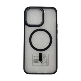 Newface iPhone 14 Pro Room Magneticsafe Silikon Siyah Cep Telefonu Kılıfı