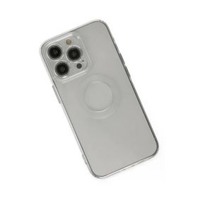 Newface iPhone 14 Pro Santa Lens Silikon Şeffaf Kılıf
