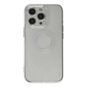 Newface iPhone 14 Pro Santa Lens Silikon Şeffaf Kılıf