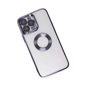 Newface iPhone 14 Pro Slot Silikon Mor Kılıf