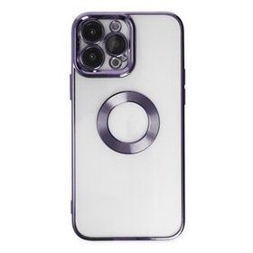 Newface iPhone 14 Pro Slot Silikon Mor Kılıf