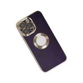 Newface iPhone 14 Pro Store Silikon Derin Mor Kılıf