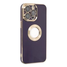 Newface iPhone 14 Pro Store Silikon Derin Mor Kılıf