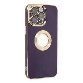 Newface iPhone 14 Pro Store Silikon Derin Mor Kılıf