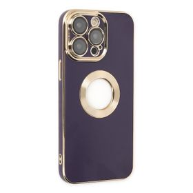 Newface iPhone 14 Pro Store Silikon Derin Mor Kılıf