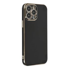 Newface iPhone 14 Pro Volet Silikon Siyah Cep Telefonu Kılıfı