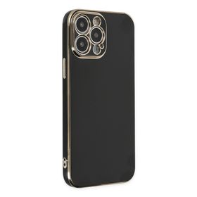 Newface iPhone 14 Pro Volet Silikon Siyah Cep Telefonu Kılıfı