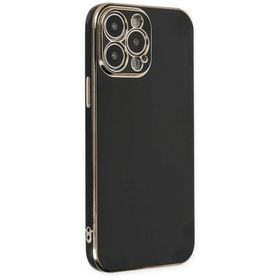 Newface iPhone 14 Pro Volet Silikon Siyah Cep Telefonu Kılıfı