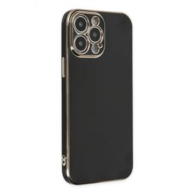 Newface iPhone 14 Pro Volet Silikon Siyah Cep Telefonu Kılıfı