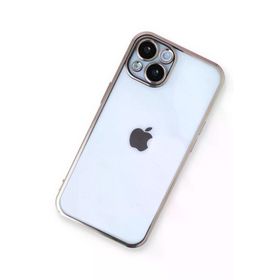 Newface iPhone 14 Razer Lensli Silikon Gold Kılıf
