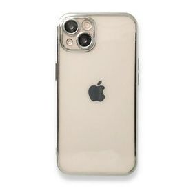 Newface iPhone 14 Razer Lensli Silikon Gümüş Kılıf