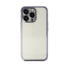 Newface iPhone 14 Razer Lensli Silikon Mor Kılıf