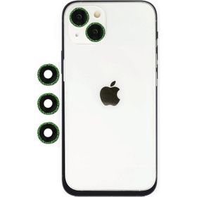 Newface iPhone 14 Shine Yeşil Kamera Lens