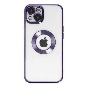 Newface iPhone 14 Slot Silikon Mor Kılıf
