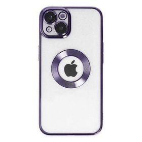 Newface iPhone 14 Slot Silikon Mor Kılıf