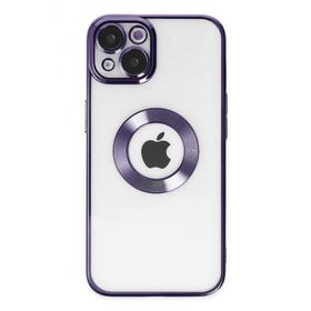 Newface iPhone 14 Slot Silikon Mor Kılıf