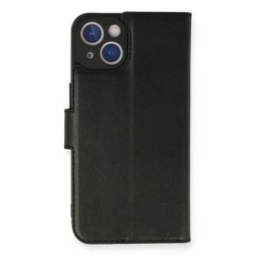 Newface iPhone 14 Trend S Plus Kapaklı Siyah Kılıf